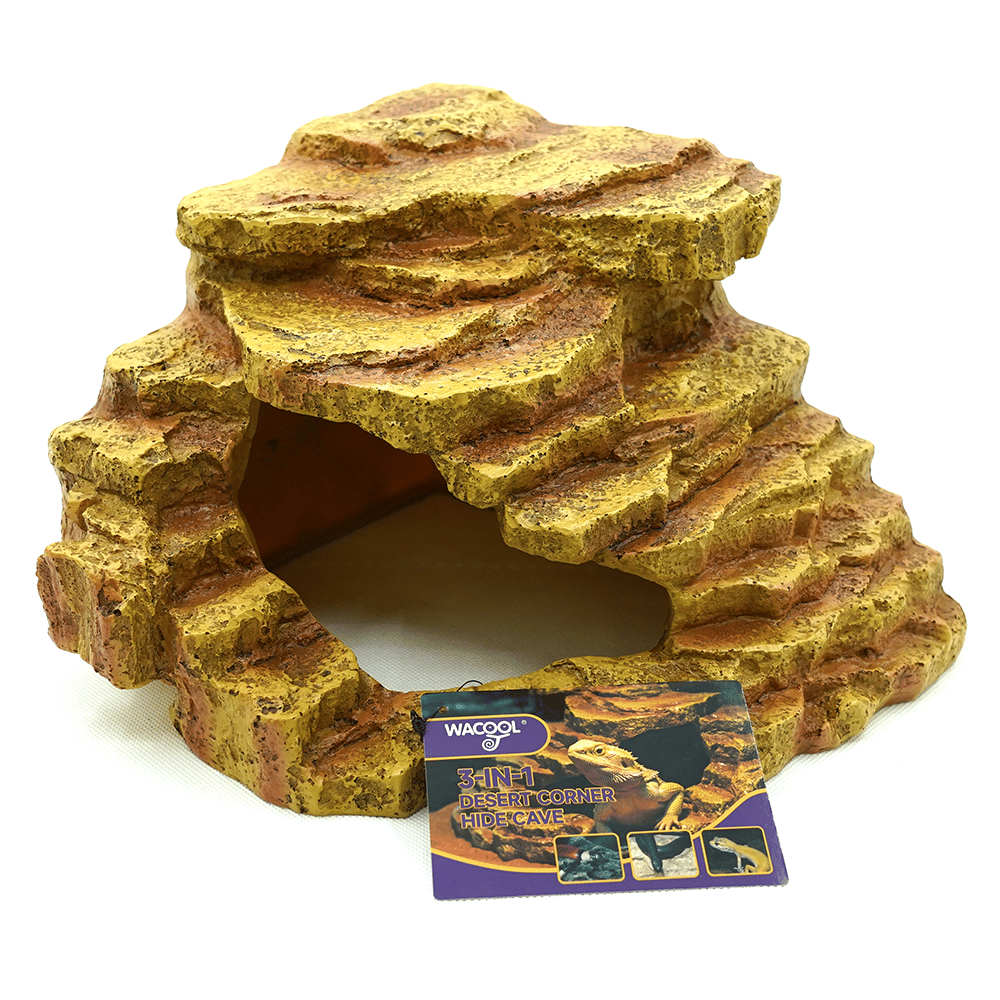 Wacool 3-in-1 Desert Corner Hide Cave L