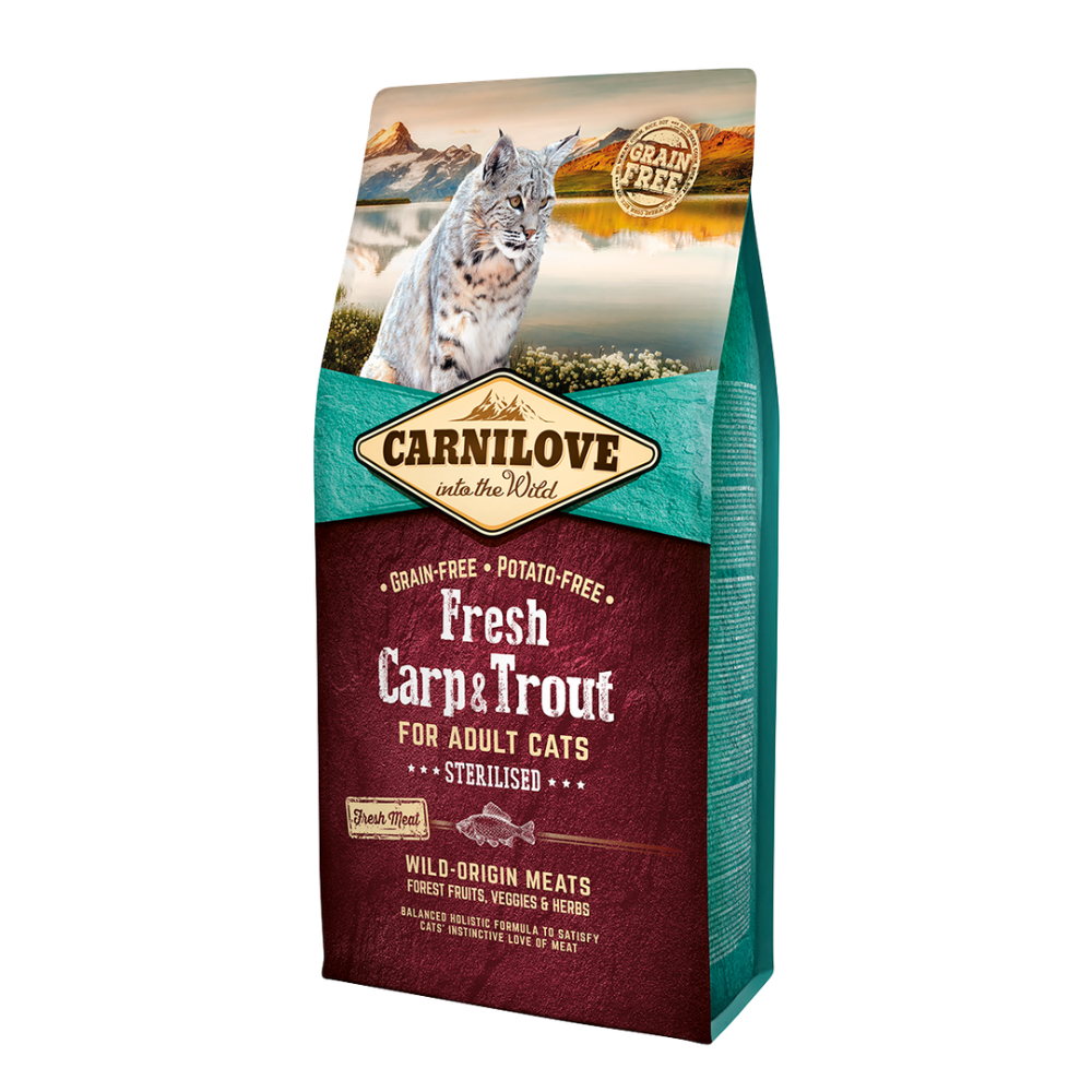 Carnilove Fresh Carp & Trout for Adult Cats 6kg