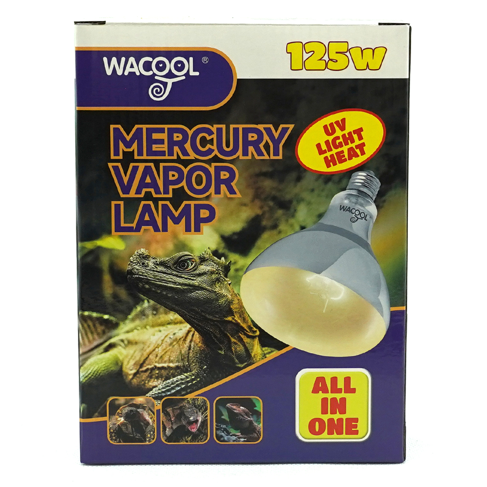 Wacool All in One UV Light Heat Mercury Vapor Lamp 125W