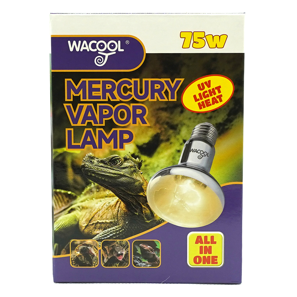 Wacool All in One UV Light Heat Mercury Vapor Lamp 75W