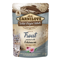 Carnilove Trout enriched with Echinacea for Adult Cats (Wet Food Pouches) 24x85g