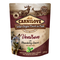 Carnilove Venison with Strawberry Leaves for Adult Dogs (Wet Food Pouches) 12x300g