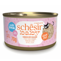 Schesir Baby Kitten Wholefood - Chicken With Salmon 70g (Min Order- 12 Cans)