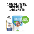 Schesir Complete & Balanced Nutrition Wet Cat Food in Jelly Pouch- Tuna With Seabass