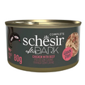 Schesir After Dark Wholefood In Broth For Cat - Chicken With Beef