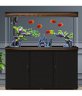 Karis Perfect Aquarium with Cabinet 1205x370x630mm[Color - Black]