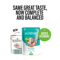 Schesir Complete & Balanced Nutrition Wet Cat Food in Jelly Pouch- Tuna With Seabreem