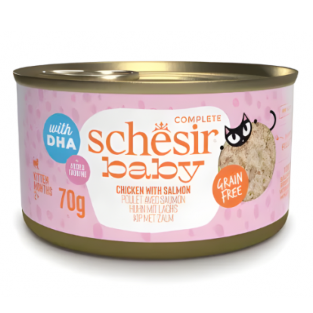 Schesir Baby Kitten Wholefood - Chicken With Salmon