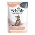 Schesir Kitten Care 3-12 in Jelly Chicken Pouch
