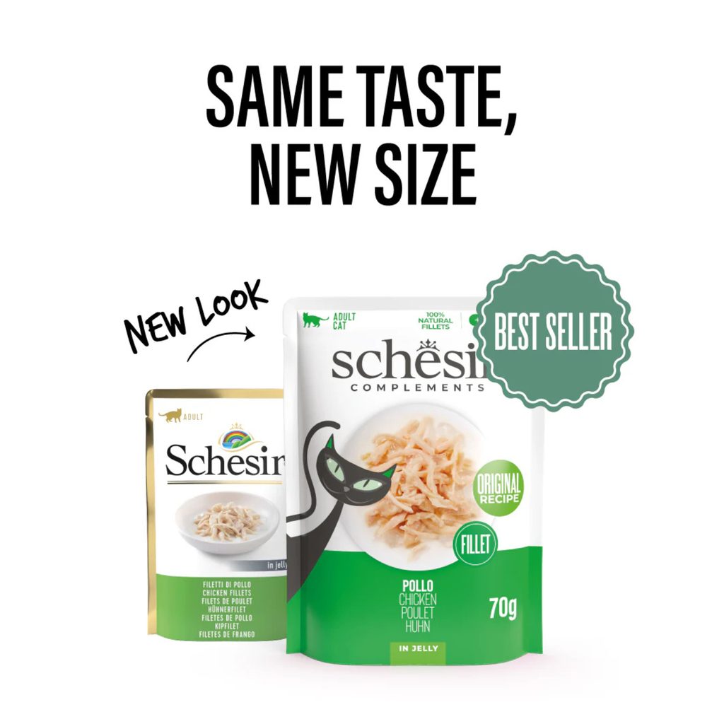 Schesir Complements Cat Wet Food in Jelly Pouch- Chicken