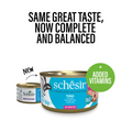 Schesir Complete & Balanced Nutrition Wet Cat Food in Broth Can- Tuna