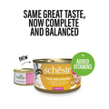 Schesir Complete & Balanced Nutrition Wet Cat Food in Broth Can- Tuna With Chicken