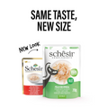 Schesir Complements Cat Wet Food in Jelly Pouch- Chicken With Seabass