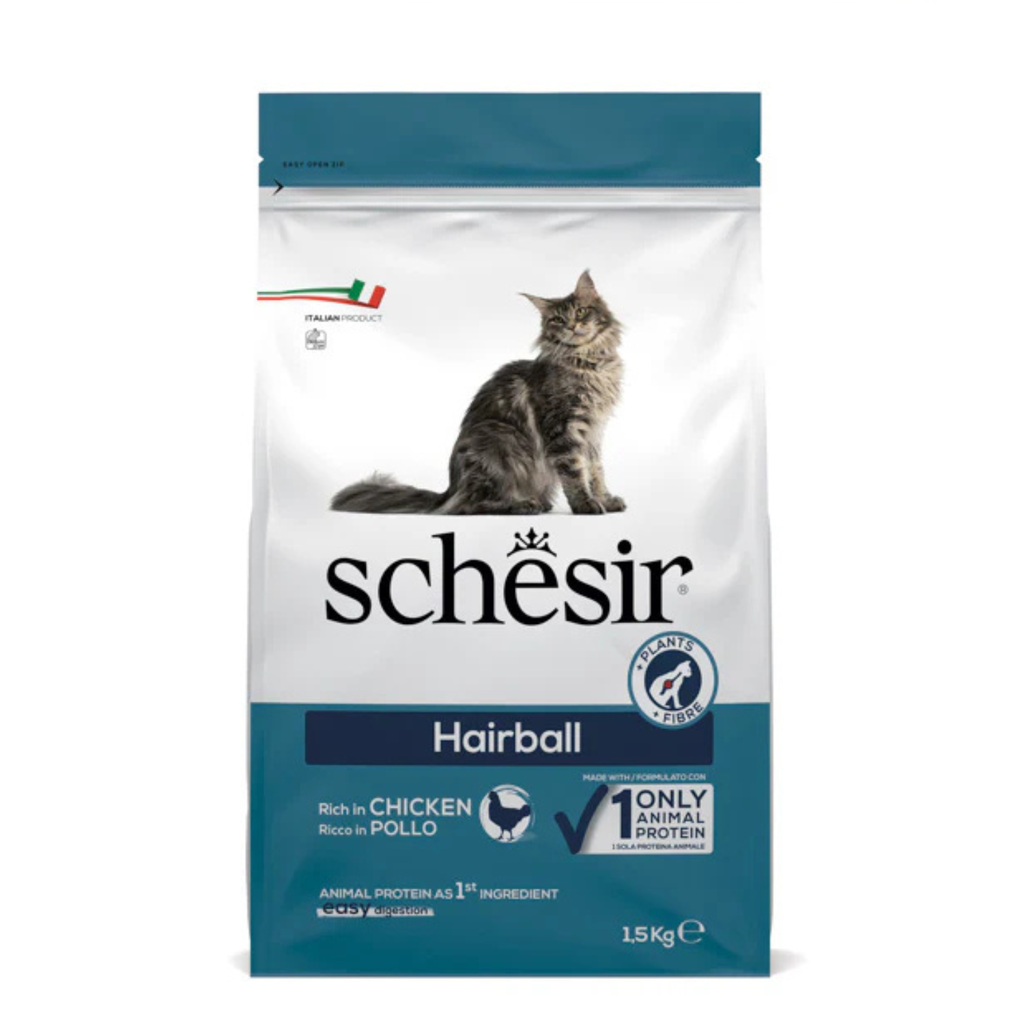 Schesir Cat Dry Food Hairball with Chicken
