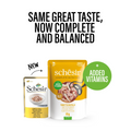 Schesir Complete & Balanced Nutrition Wet Cat Food in Jelly Pouch- Tuna With Chicken