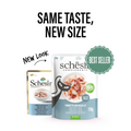 Schesir Complements Cat Wet Food in Jelly Pouch- Tuna With Hake