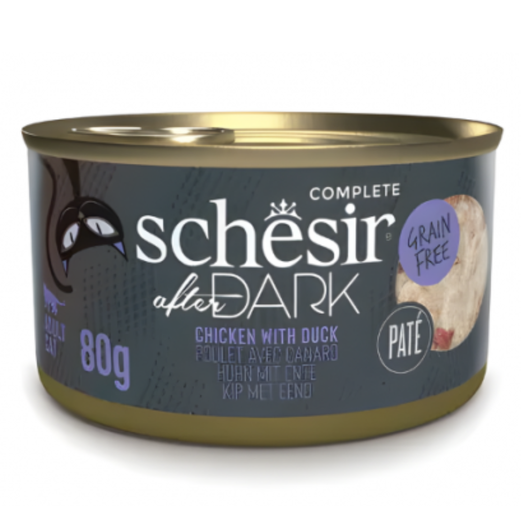 Schesir After Dark Patè For Cat - Chicken With Duck