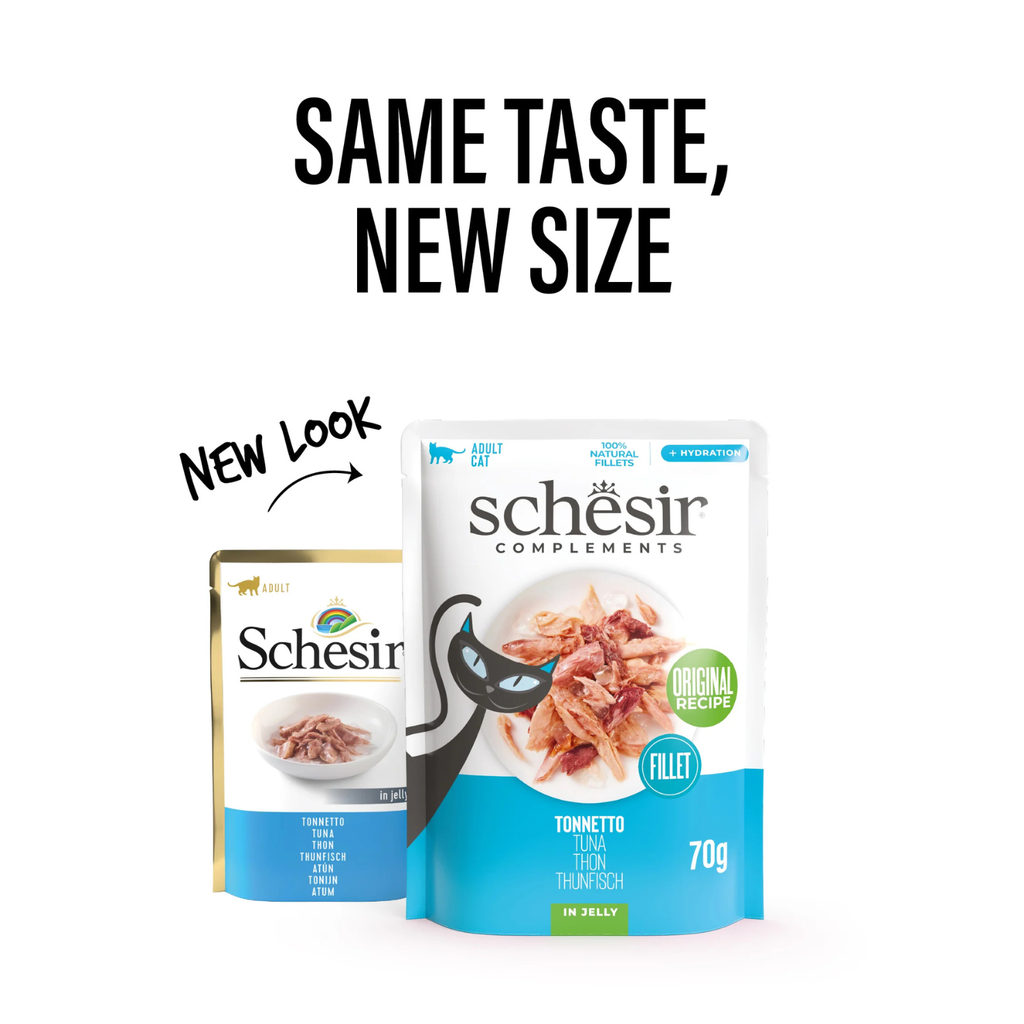Schesir Complements Cat Wet Food in Jelly Pouch- Tuna