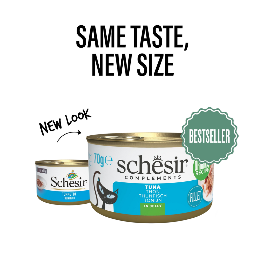 Schesir Complements Cat Wet Food in Jelly Can- Tuna