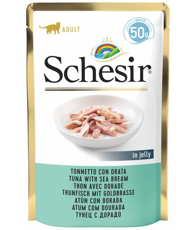 Schesir Cat Pouch-Wet Food Tuna with Seabream